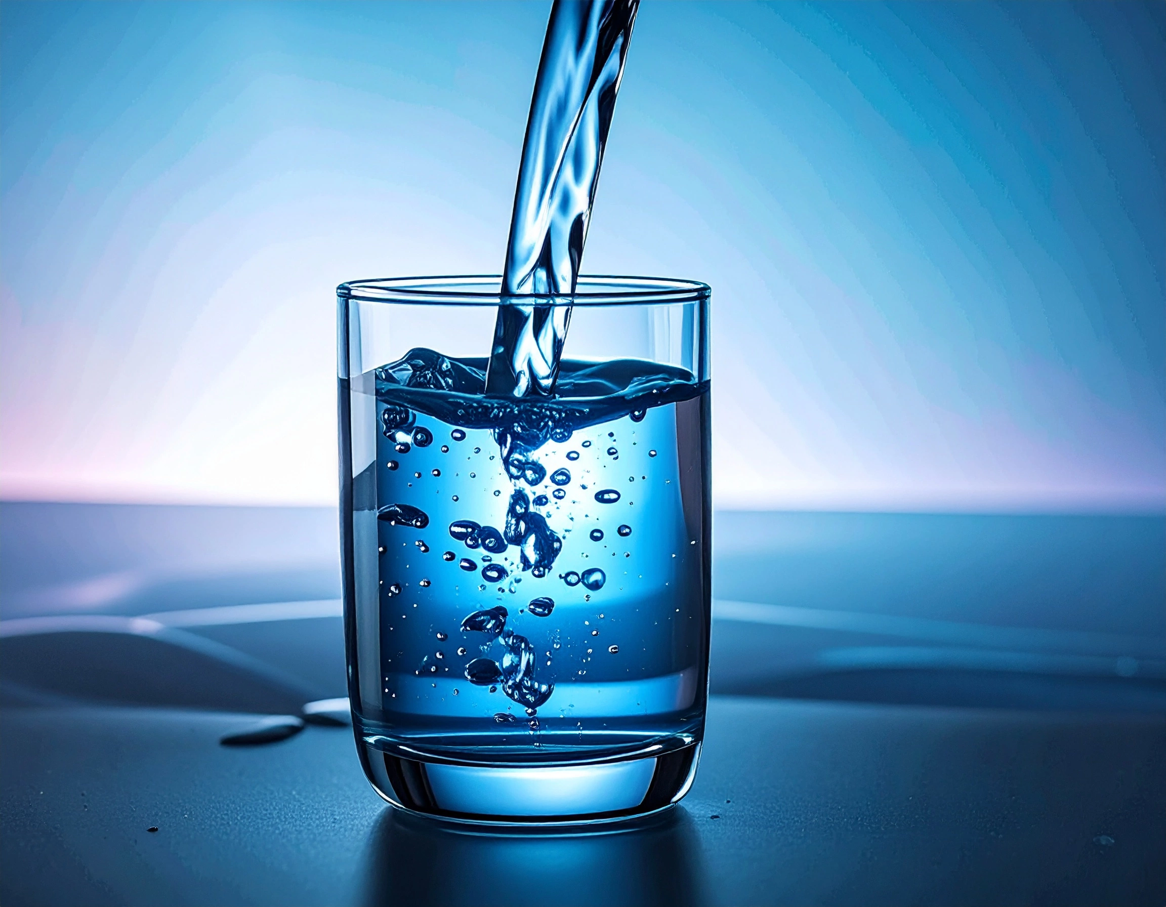 glass of water that provides hydration for GLP-1 patients
